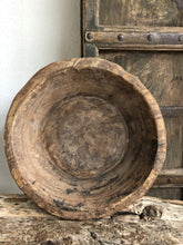 Indian Wooden Parat Bowl Size M 30x30x7 cm